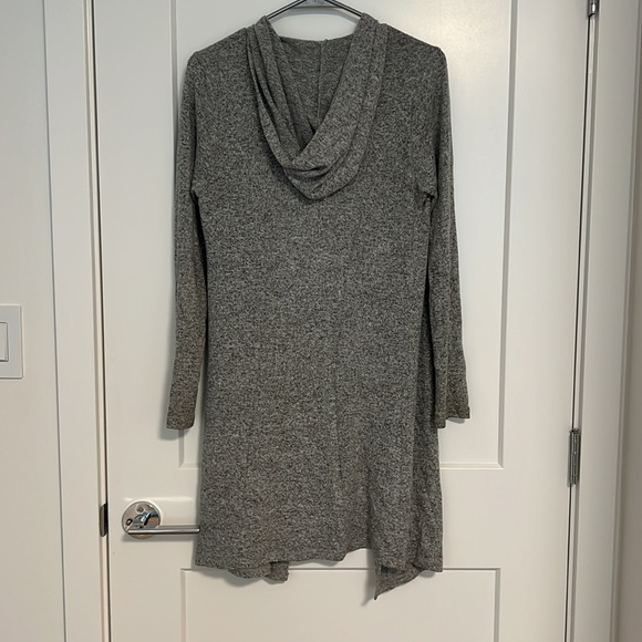 gray cardigan with hood - Picture 4 of 4
